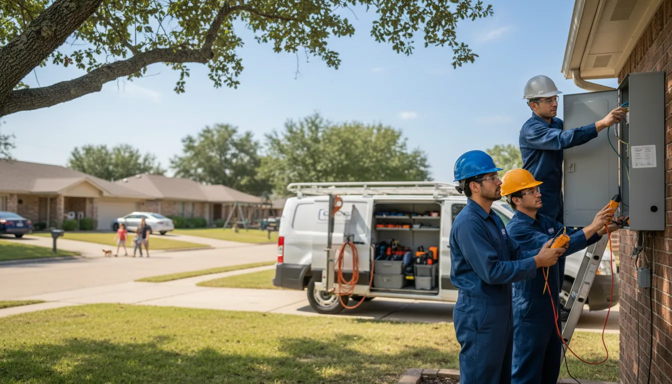 Certified electrician providing emergency electrical services in Mcgregor, IA